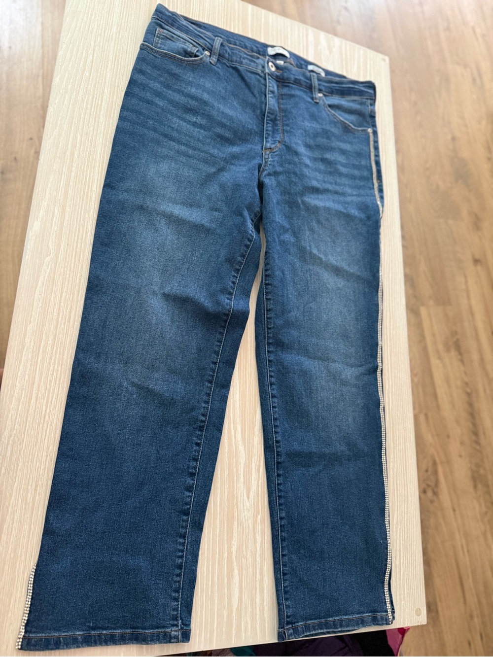 sofia by sofia vergara Men's Blue Straight Jeans